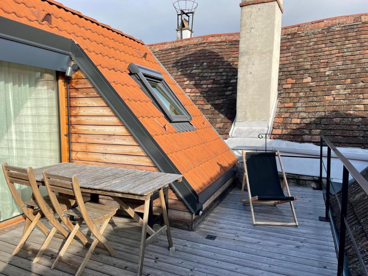 Ferienwohnung Streckhof Stiefelgasse 3 Purbach am Neusiedlersee Exterior foto
